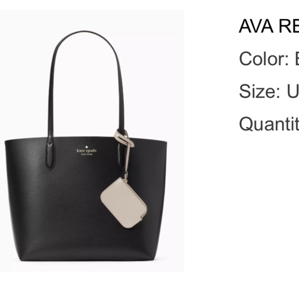 Kate Spade Reversible Ava tote